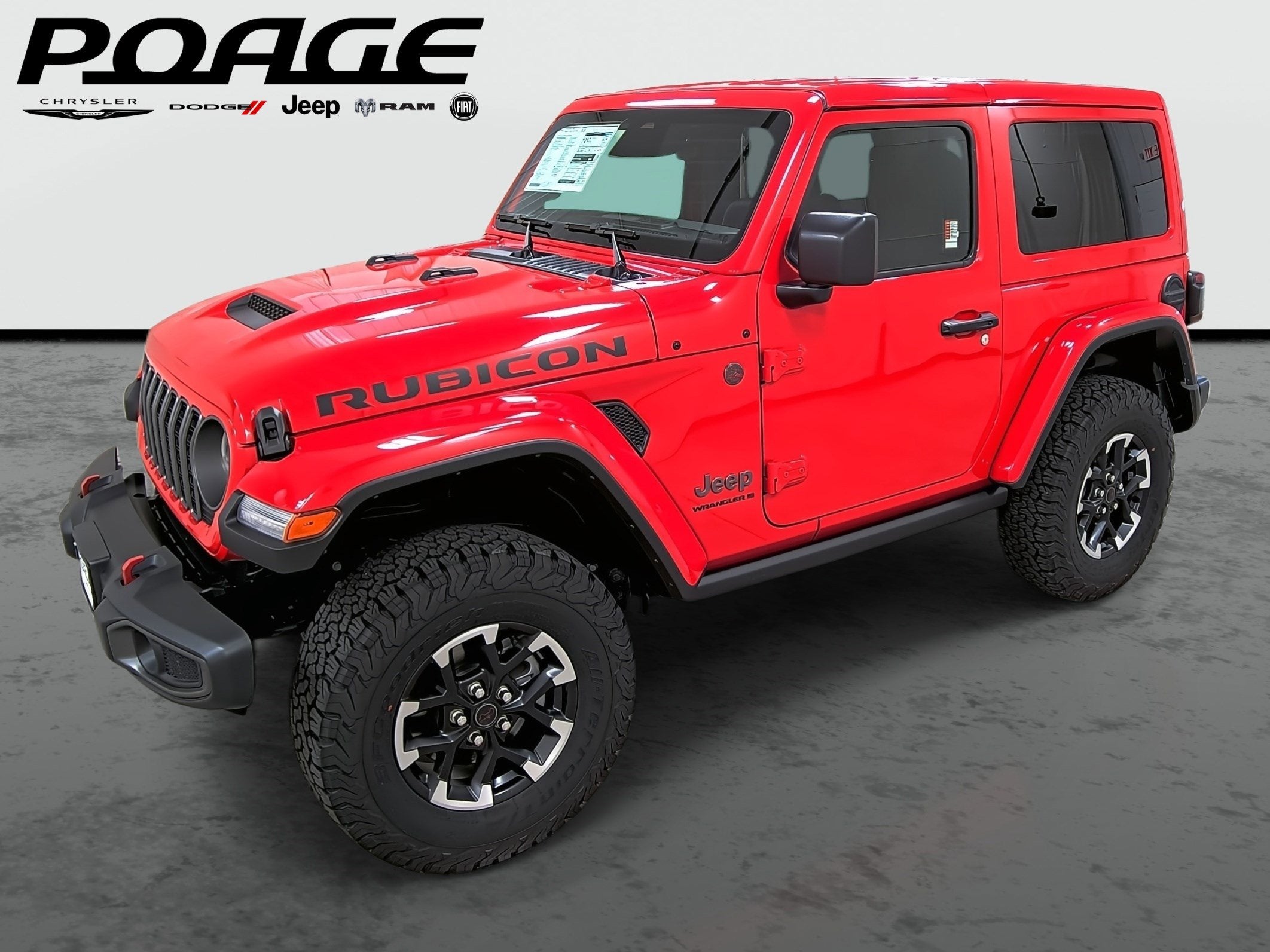 2026 Jeep Wrangler WRANGLER 2-DOOR RUBICON
