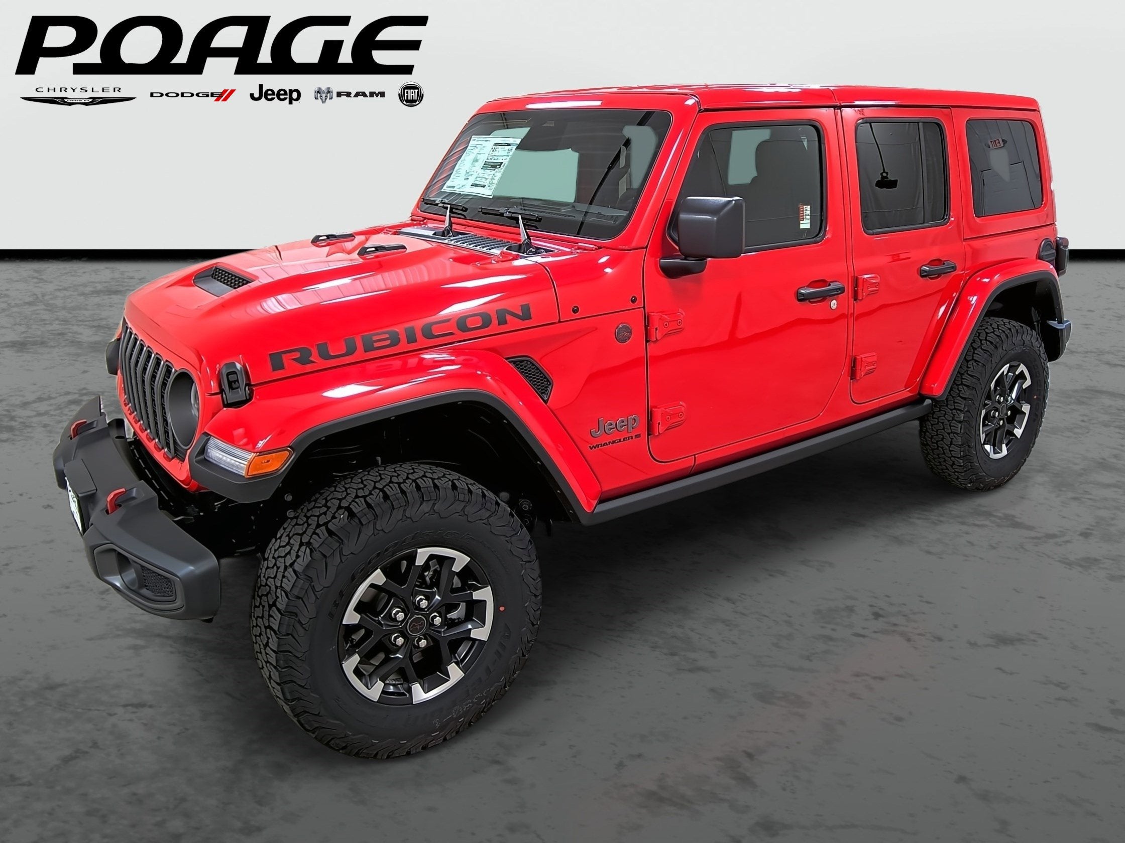 2026 Jeep Wrangler WRANGLER 4-DOOR RUBICON