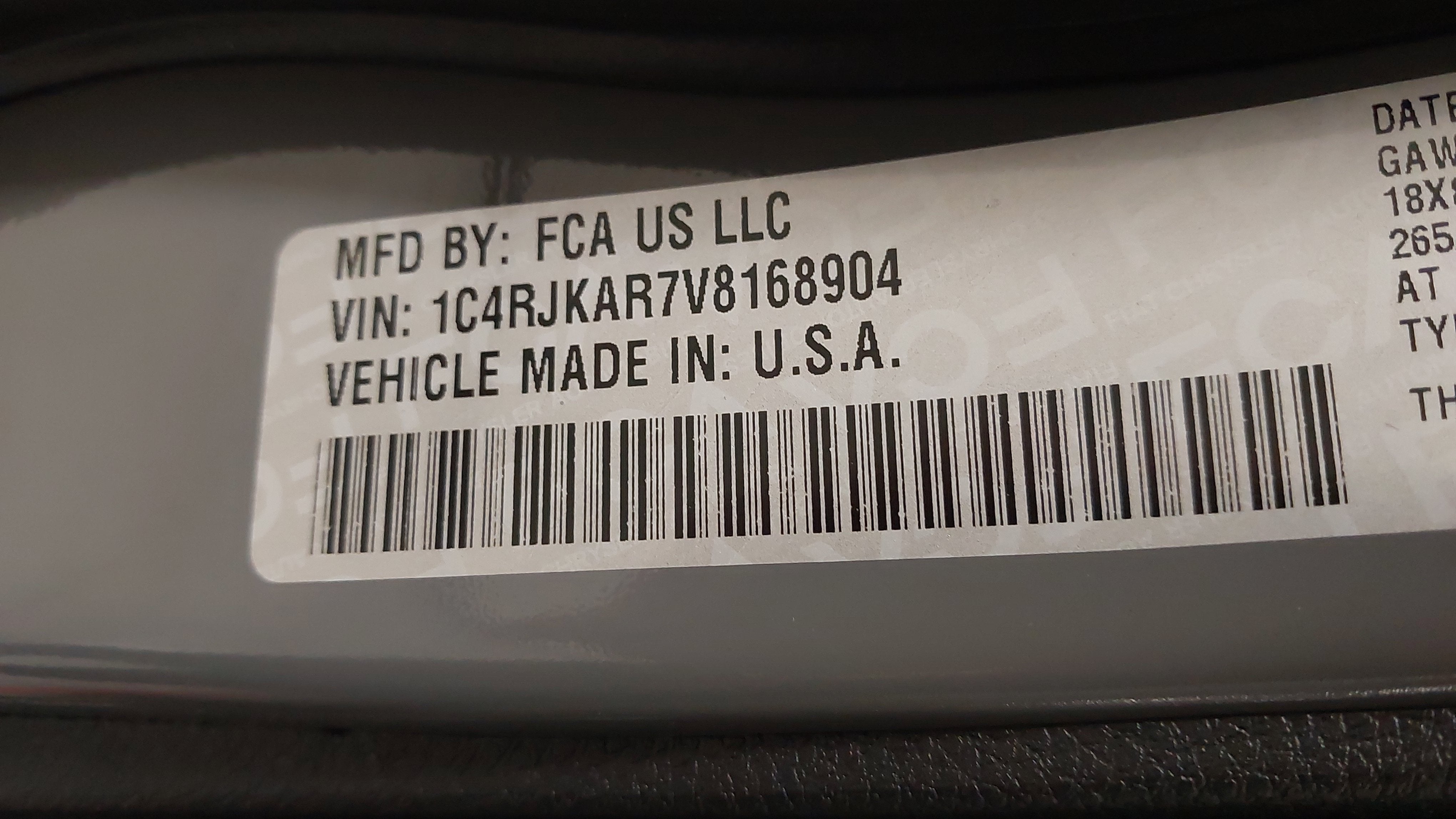 2027 Jeep Grand Cherokee GRAND CHEROKEE L LAREDO ALTITUDE 4X4