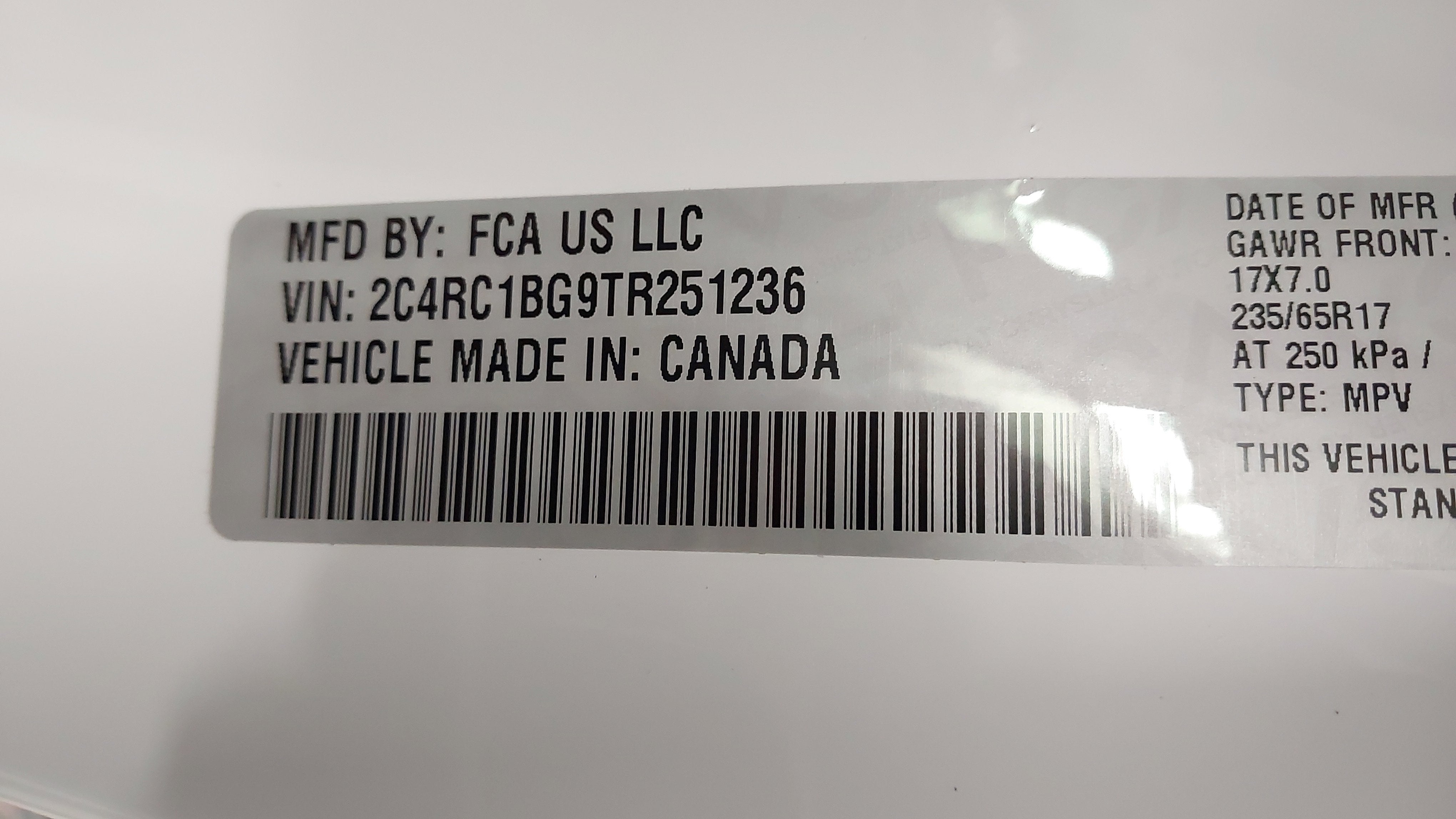 2026 Chrysler Pacifica PACIFICA SELECT