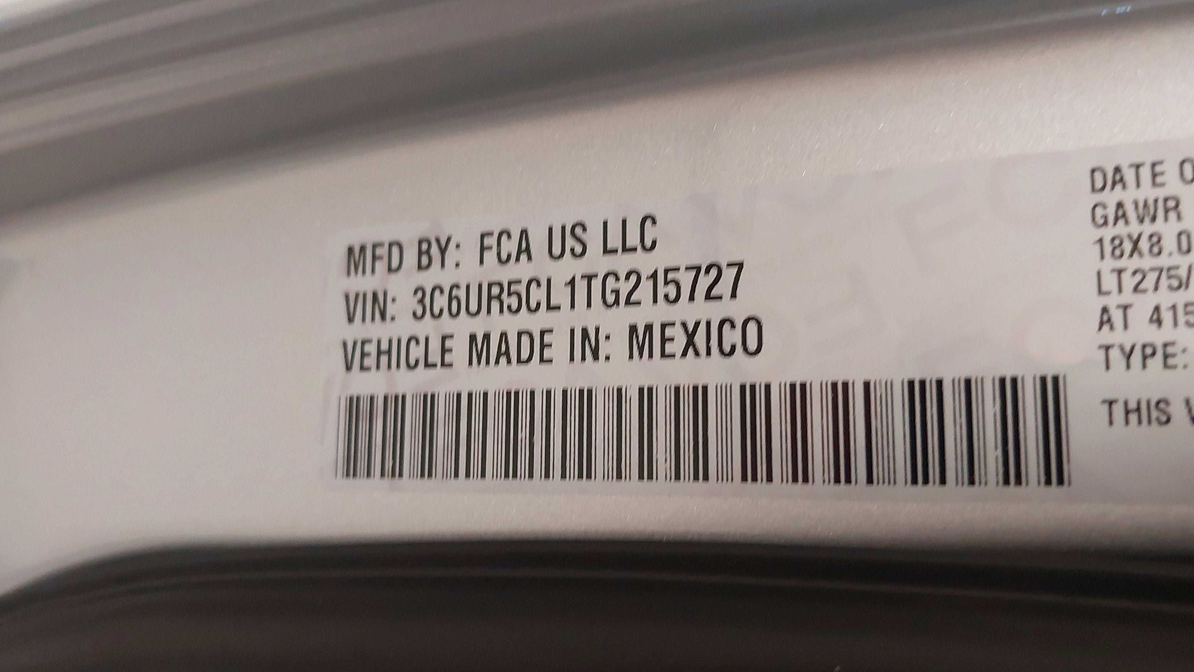 2026 RAM Ram 2500 RAM 2500 TRADESMAN CREW CAB 4X4 6'4' BOX