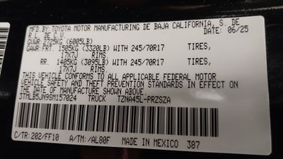 2025 Toyota Tacoma SR