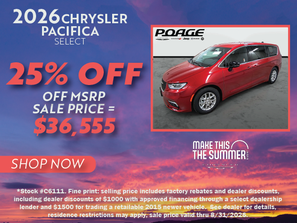 2026 Chrysler Pacifica