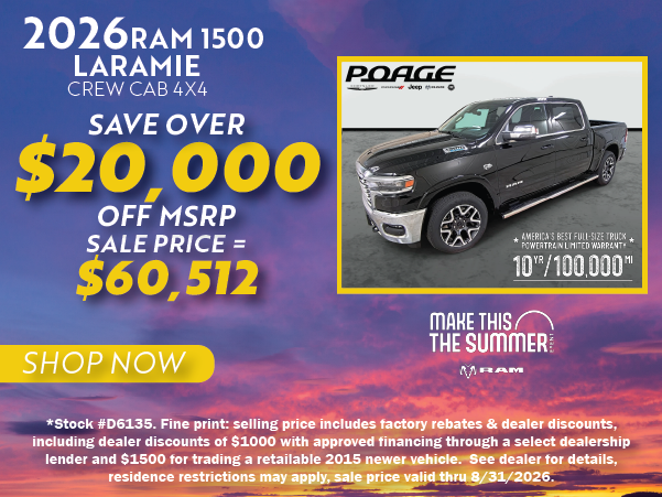 2026 RAM 1500 LARAMIE 