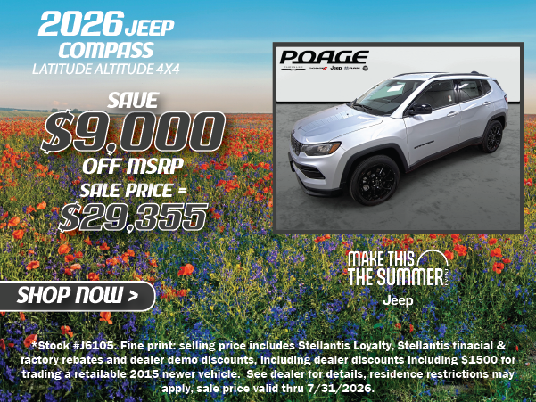 2026 Jeep Compass Latitude Altitude