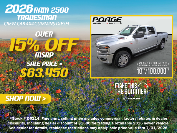 2026 Ram 2500 Tradesman