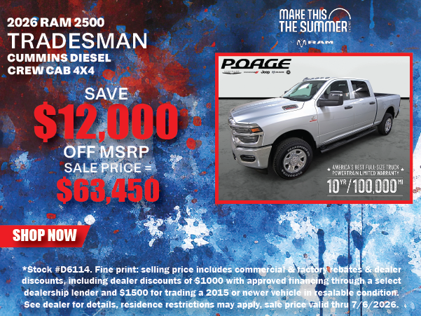 2026 Ram 2500 Tradesman